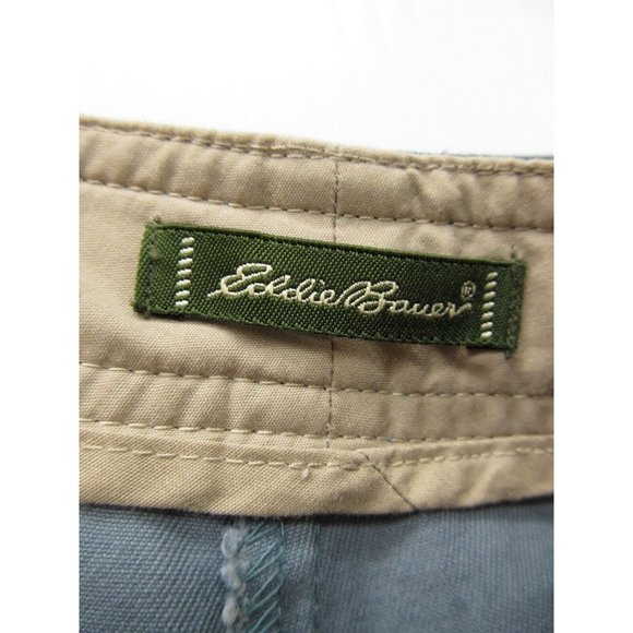 Eddie Bauer Pants 10 Cropped Floral Outdoor Breathable Preppy Drawstring - Picture 9 of 11